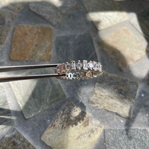 Sterling Silver Clear CZ Eternity Ring